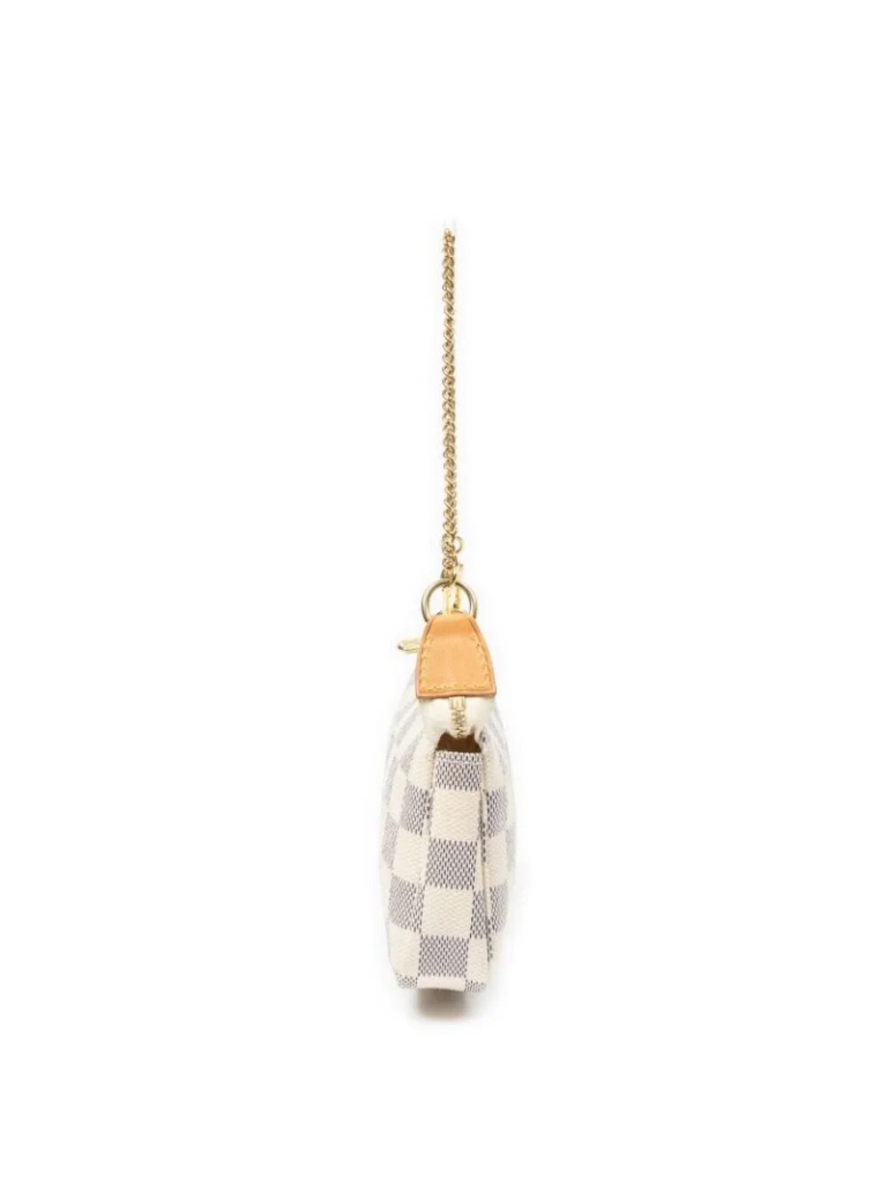 Louis Vuitton Mini Pochette Ivory Damier Azur Pouch